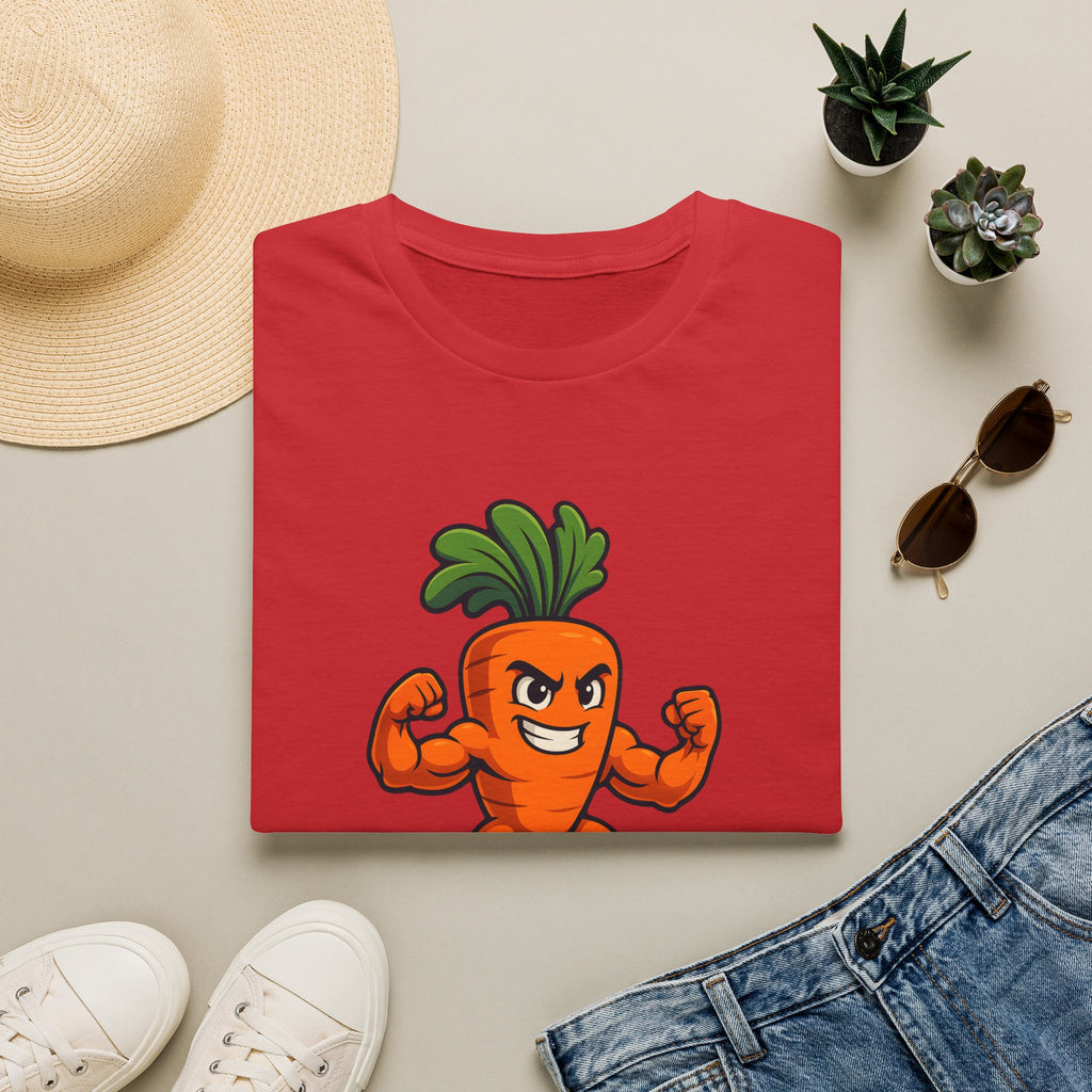 Muscular Carrot Mascot T-Shirt