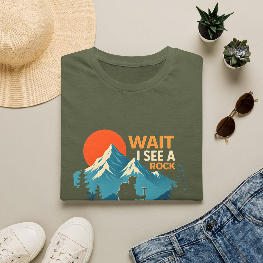 Hiker on Mountain Trail T-Shirt
