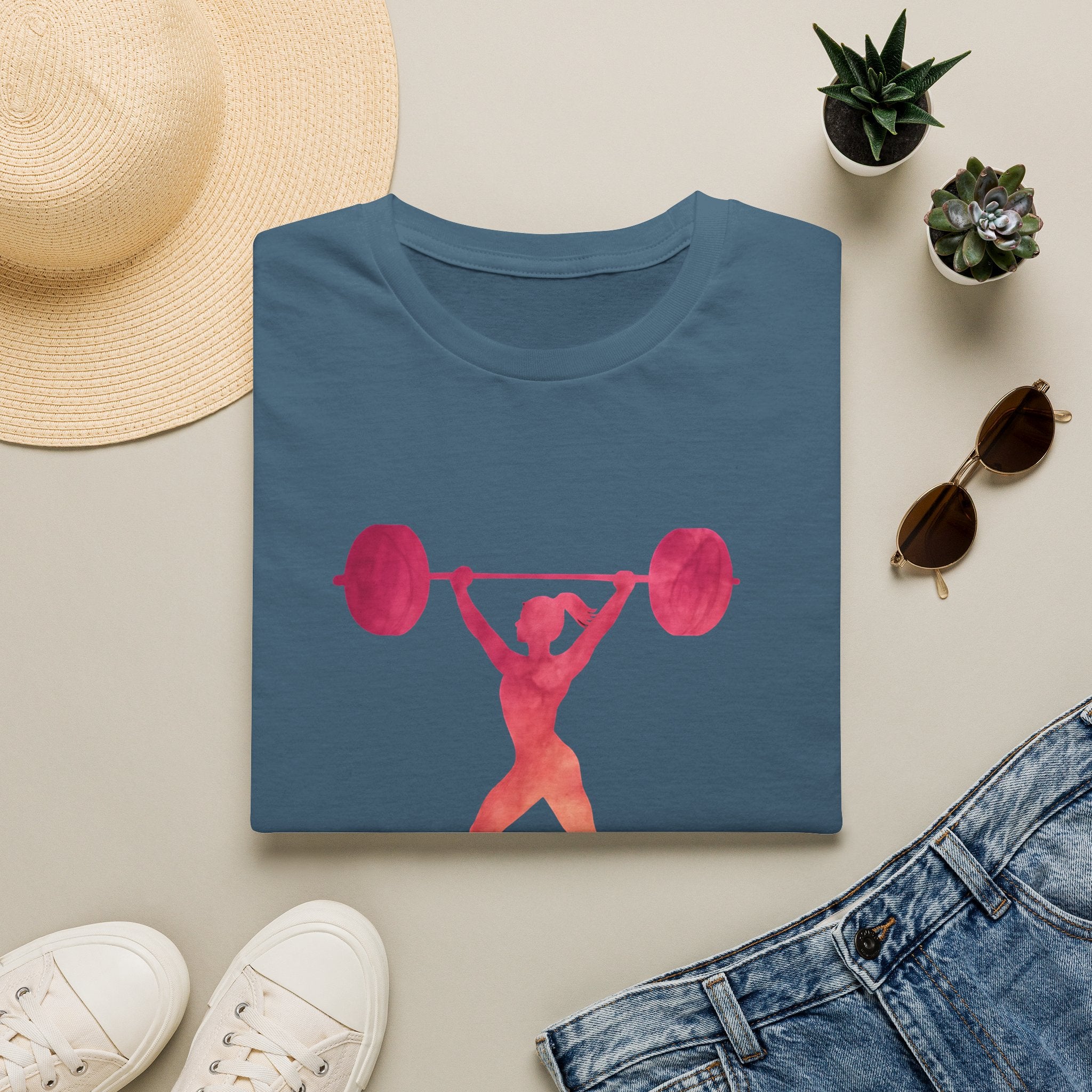 Barbell Barbie silhouette T-Shirt