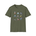 Yoga Pose Illustrations T-Shirt