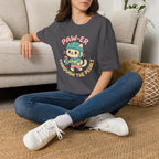 Cycling Cat Illustration T-Shirt