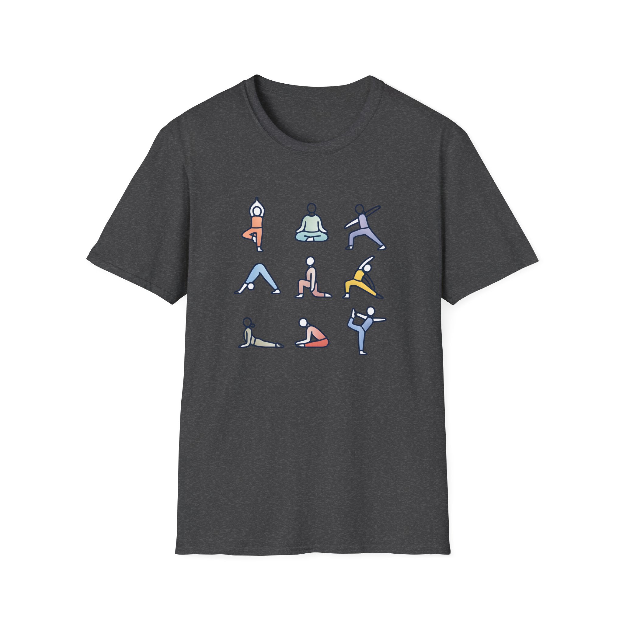 Yoga Pose Illustrations T-Shirt