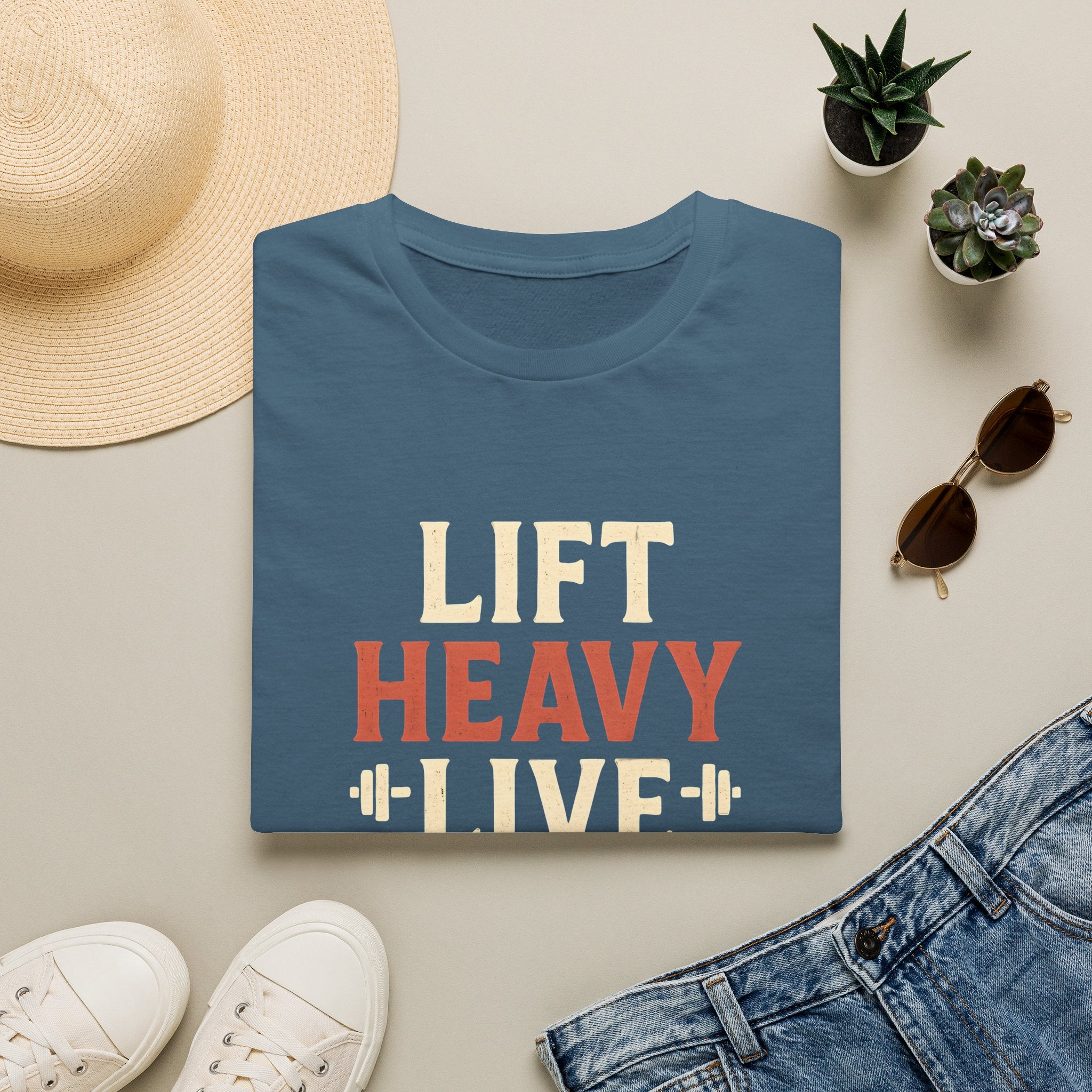 Lift Heavy Live Happy T-Shirt